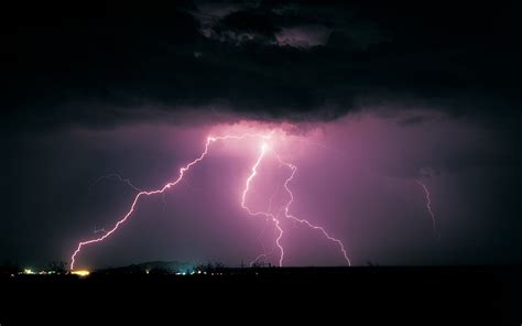 Wallpaper Landscape Nature Lightning Storm Atmosphere Thunder