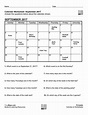 Free Printable Worksheets On Calendars | Month Calendar Printable