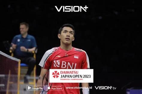 Tonton Pertandingan Ulang Final BWF Japan Open 2023 di Vision+