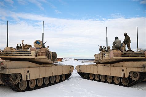 M1 Abrams Main Battle Tank Assigned To 1st Squadron 7th Cavalry