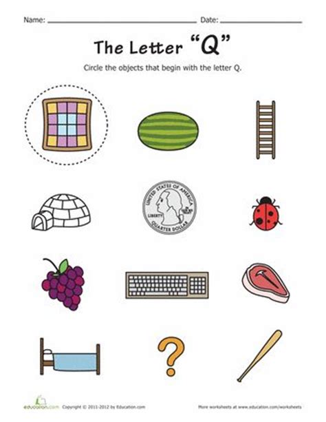 Search for other words than q. Things that Start with Q! | English worksheets | Pinterest ...