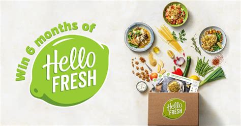 2 Prizes Of Six Months Supply Of Hellofresh Meal Kits Worth 3000 To