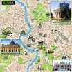 Large detailed tourist map of Rome city. Rome city large detailed ...
