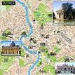 Large detailed tourist map of Rome city. Rome city large detailed ...