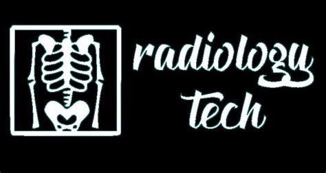 Radiology Tech Radiologist Decal Sticker Xray Technician T Etsy