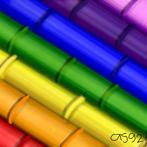 Rainbow Bamboo Drawings Sketchport