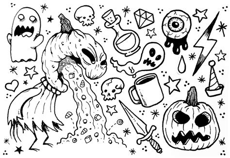 Bit Of Halloween Doodles Rdoodles
