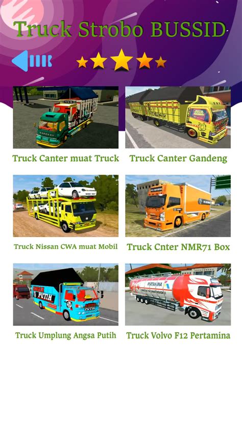 mod truck strobo bussid  android apk