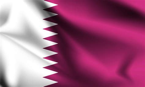 Qatar 3d Flag 1229016 Vector Art At Vecteezy