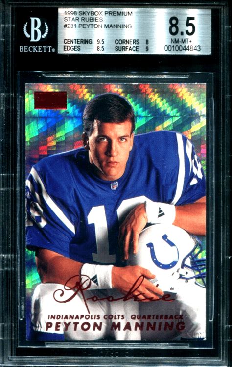 Top 10 Peyton Manning Rookie Cards Ultimate Guide