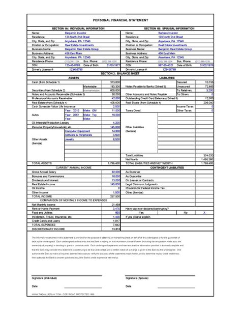 Financial Planning Worksheet Usmc