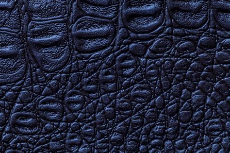 Premium Photo Navy Blue Leather Texture Background Closeup