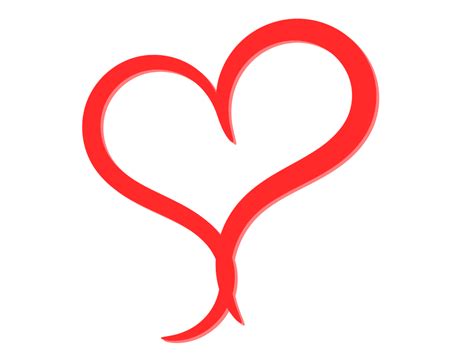 Free Human Heart Outline Clipart Eps Illustrator 