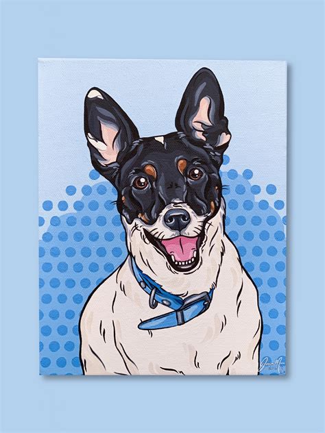 Pop Art Puppy Dogs Custom Pet Portraits