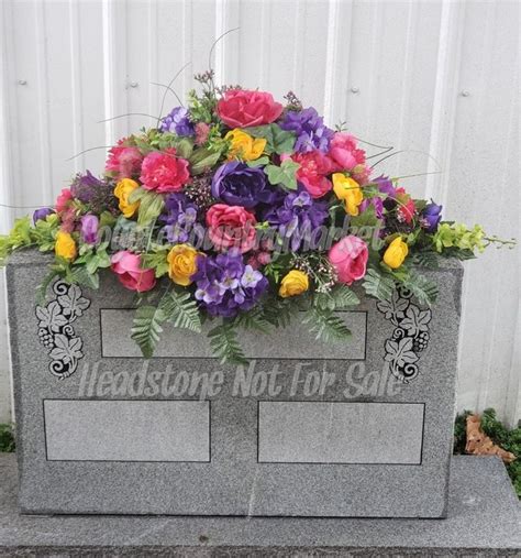 Cemetery Headstone Saddle Cemetery Flowers Grave Flowers Headstone