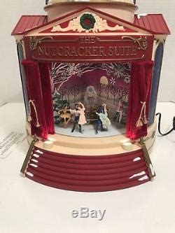Vintage music box with 12 constellations rotating goddess twinkling led light. Mr Christmas Gold Label Nutcracker Suite Ballet Animated ...
