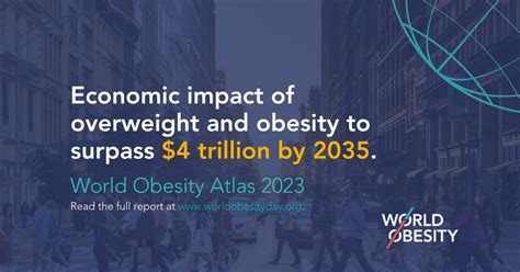 economic impact of overweight and obesity to surpass 4 trillion by 2035 world obesity federation