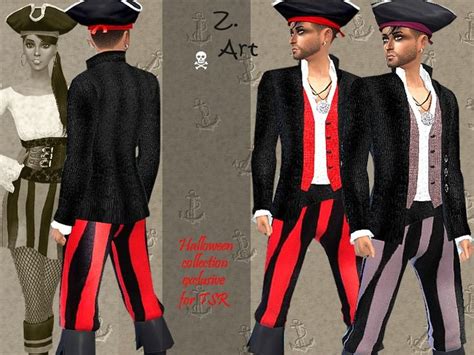 Cas Costume Pirate Sims 4 Sims 4 Clothing Sims