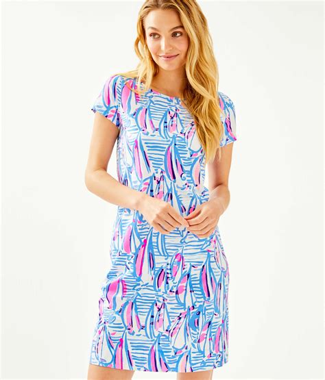 Marlowe Boatneck T Shirt Dress 002719 Lilly Pulitzer Lilly