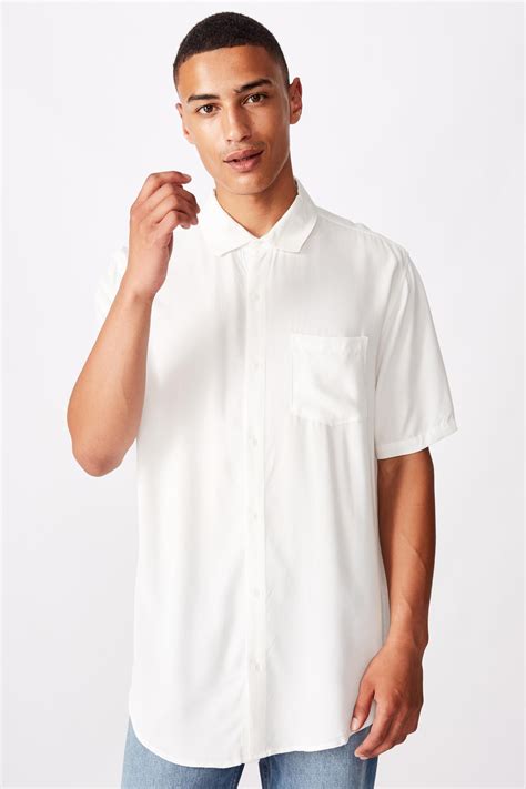 91 Short Sleeve Shirt White Cotton On Shirts