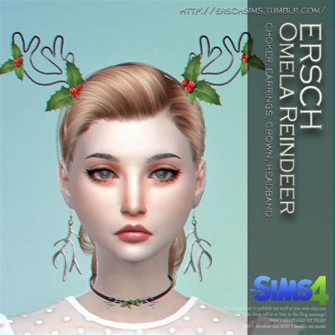 Ersch Omela Reindeer Set For Ts4 Ersch Sims Reindeer Sims 4 Sims