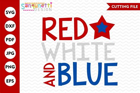 Red White And Blue Svg 4th Of July And Patriotic 555604 Cut Files