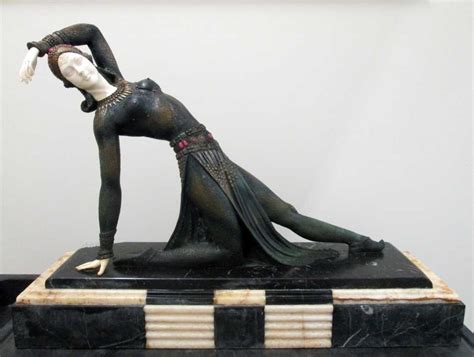 Art Deco Chiparus Bronze Exotic Dancer