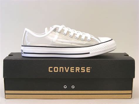 Converse All Star Chucks Ox 375 Us 5 Transparent Edgy Shoes