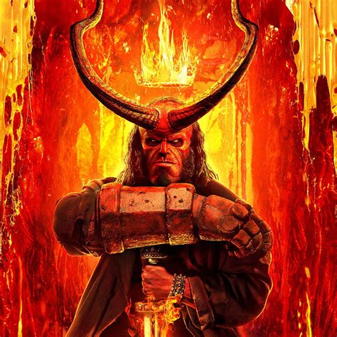 Crown Demons Horns Hellboy 2019 Fire 3300x3300 Fire Demon Hd Phone