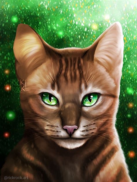 Firestar Warrior Cats Art Print By Rickrock Art Redbubble