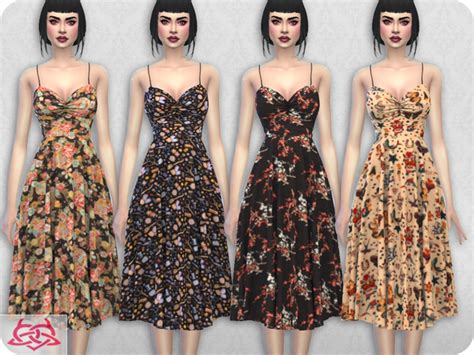 Claudia Dress Recolor 6 By Colores Urbanos Sims 4 Female Clothes