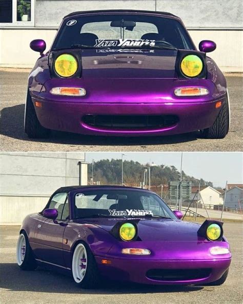 Purple Mazda Mx 5 Na Mazda Mx5 Miata Miata Car Mazda Mx5