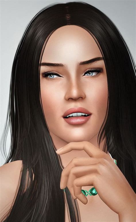 Megan Fox Sim Model By Kurasoberina Sims 3 Downloads Cc Caboodle Sims