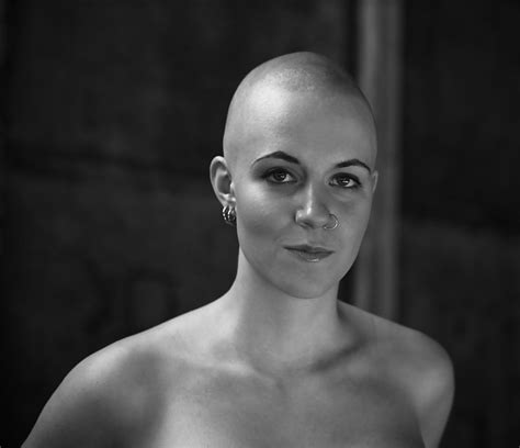 skinhead girl quick image skinhead girl going bald bald girl bald women bald heads shaved