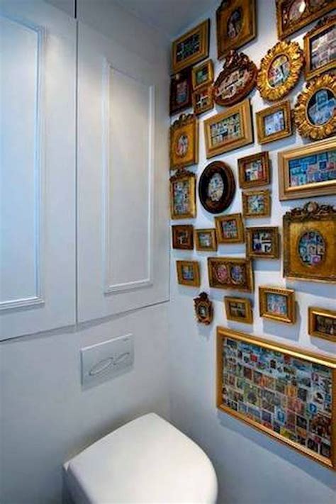 60 Cute Powder Rooms Ideas In 2020 Gallery Wall Small Bathroom
