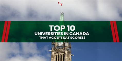 top 10 universities in canada that accept sat scores is sat required for canada