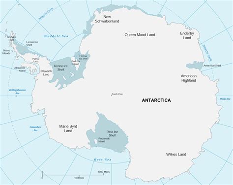 Antarctic Plateau Map