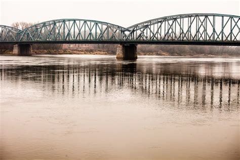 Truss Bridge In Poland Stock Image Image Of River Steel 27613127
