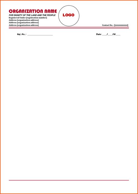 This form is a sample letter in word format covering the subject matter of the title of the form. letter head format formal template sop templates pdf ...