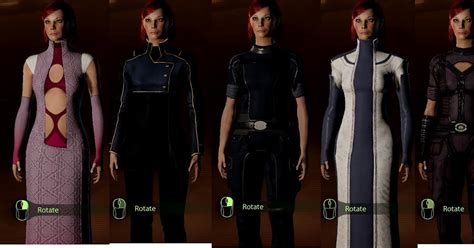 Mass Effect 2 More Casual Outfits