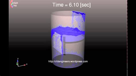 Distillation Tower Single Tray Cfd Using Vof Youtube