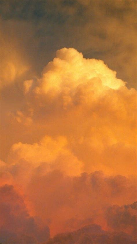 Orange Clouds Aesthetic Wallpapers Top Free Orange Clouds Aesthetic