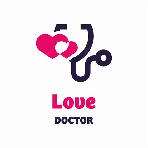 Premium Vector Love Doctor Logo