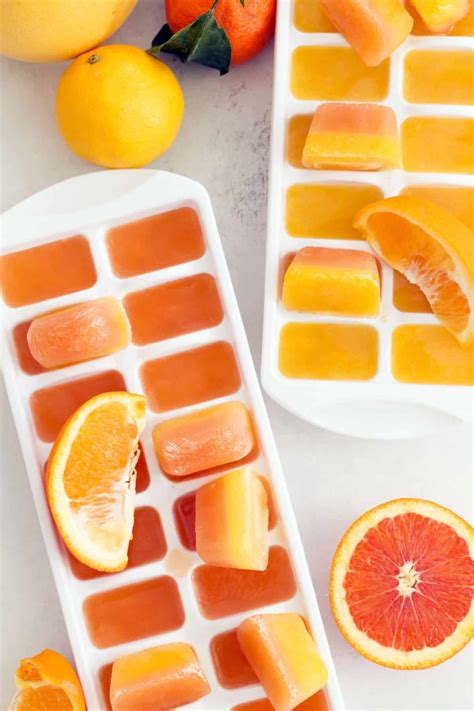 Cold Fighting Citrus Ice Cubes The Harvest Kitchen