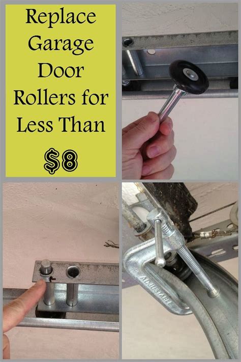 Garage door springs offset the weight of the door and allow it to open and close with ease. Replace Garage Door Rollers for Less Than $8 | Garage door ...