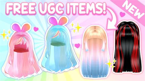 ⚠hurry Get These Free New Ugc Hairs Roblox Free Avatar Ugc Items