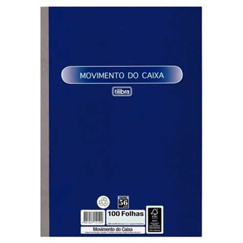 Livro Movimento Caixa 100 Folhas Grande Grafipel Livraria