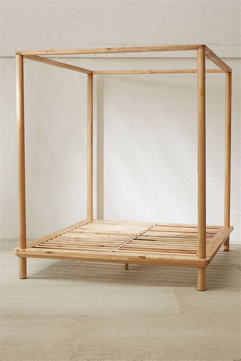 Need an amazing bed on a budget? Eva Wooden Canopy Bed | Wooden canopy bed, Wooden canopy ...