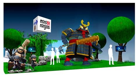 Mini Ninjas Booth 6m Giant Inflatable Boss E3 2009 On Behance