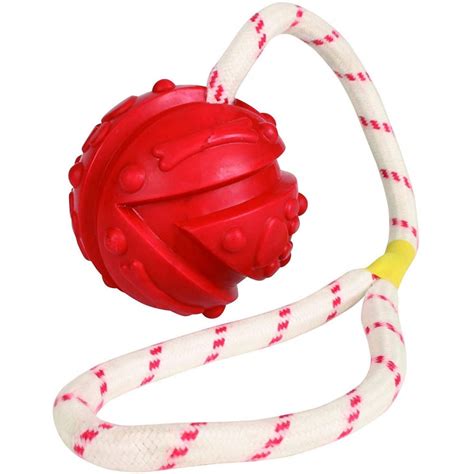 Trixie Floating Dog Toy Ball On Rope 7cm Peejay Pets Superstore Ltd
